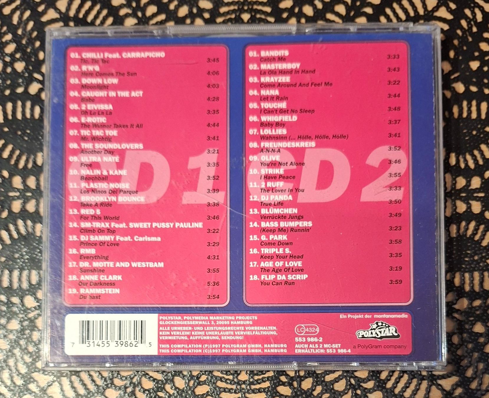 CD: Formel Eins - Nightmare Hits, DE Pop/Rock Compilation 1997 – Usato da Schönenberg TG venduto da Gregolino76 1