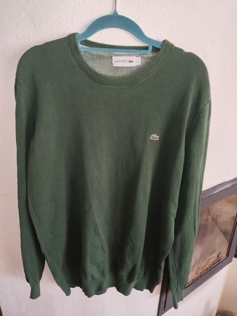Herren Pullover Lacoste grün Baumwolle guter Zustand