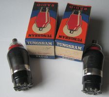 2 Radioröhren / Röhren EL2B, NOS, Tungsram