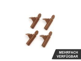 4x Lego Köcher Braun Pfeil Bogen Ritter Zubehör 4498