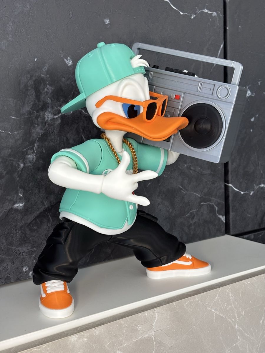 Figurines: Paperino Donal Duck Rapper 35 cm  – Neuf (Voir description) à Chiasso par cra_q5rf 1