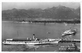Le Bouveret Montreux battello schiff boot