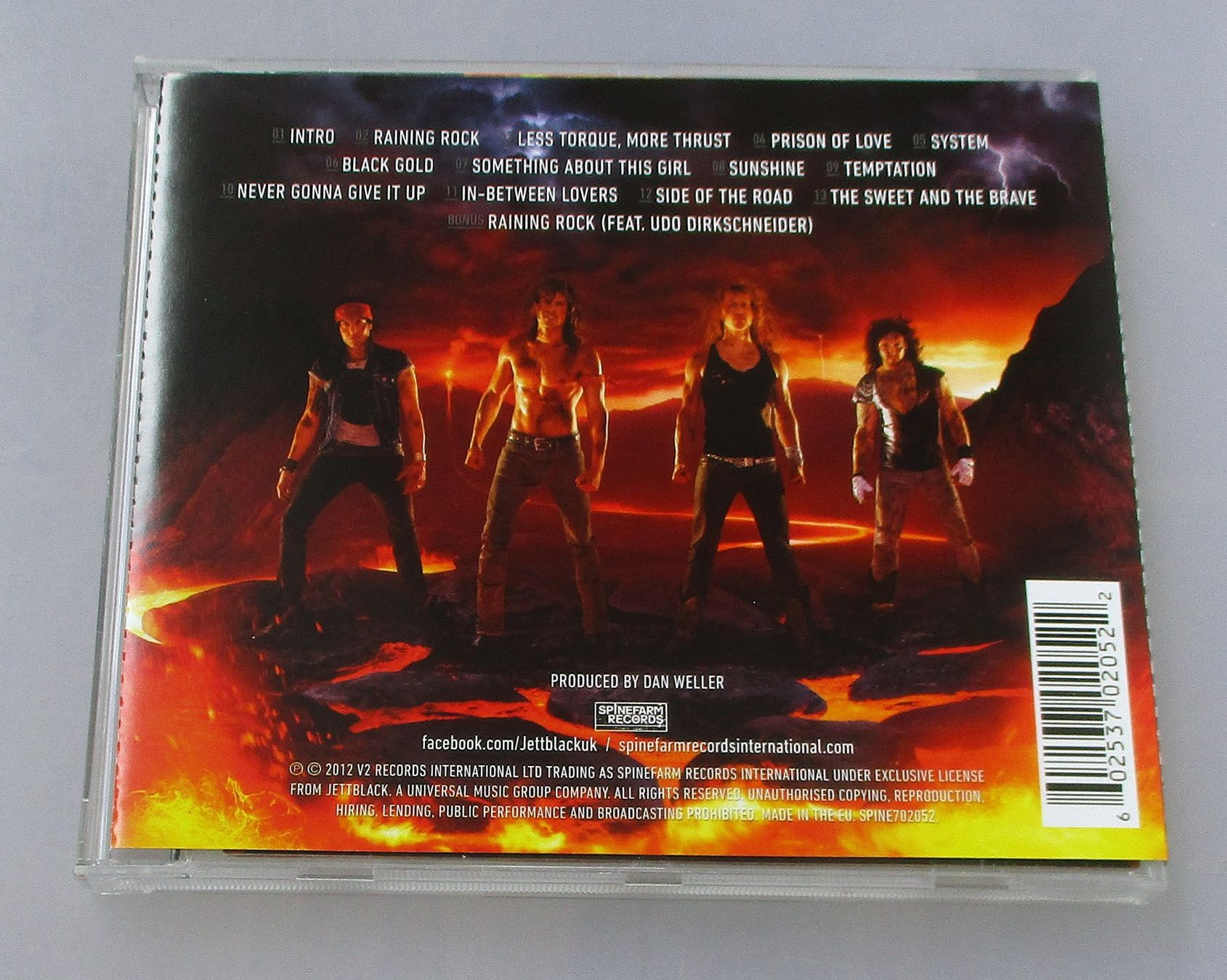 CD: JETTBLACK - Raining Rock – Usato da Wattwil venduto da Muriel11 1