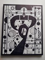 EGAR BALTENSPERGER ORIGINAL ACRYL AUF LEINWAND KEILRAHMEN
