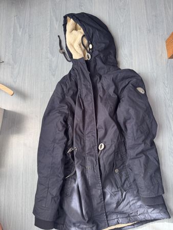 Warme Winterjacke mit Kapuze, Grösse M