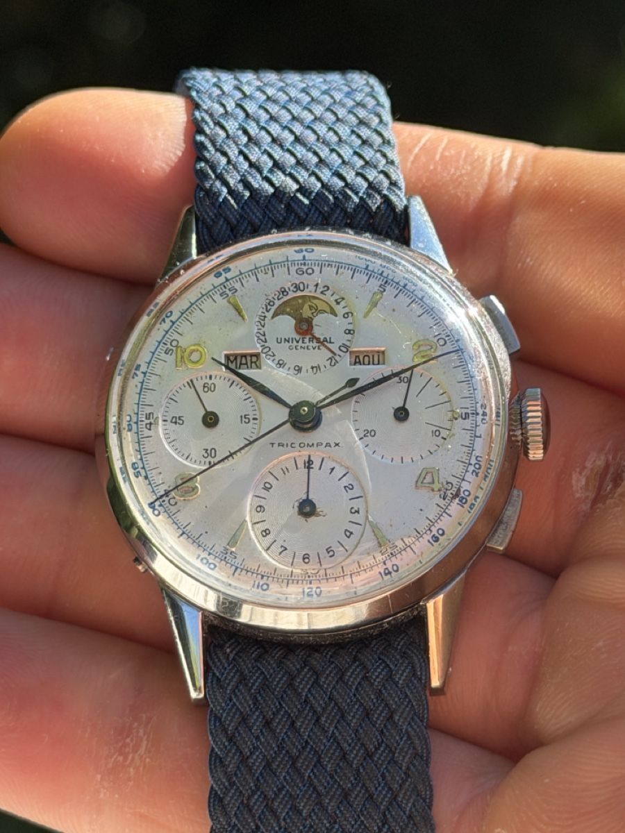 Universal Genève Orologi: Universal Genève tricompax – Usato da Courtemautruy venduto da Atelier_Vintage 3