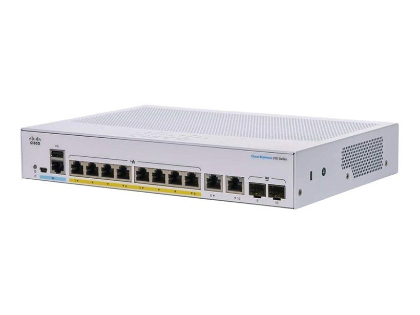 Cisco PoE+ Switch CBS250-8FP-E-2G-EU 10 Port (Gebraucht) in Egliswil ...
