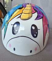 Kinderhelm Einhorn Grösse 50-54 cm gebraucht