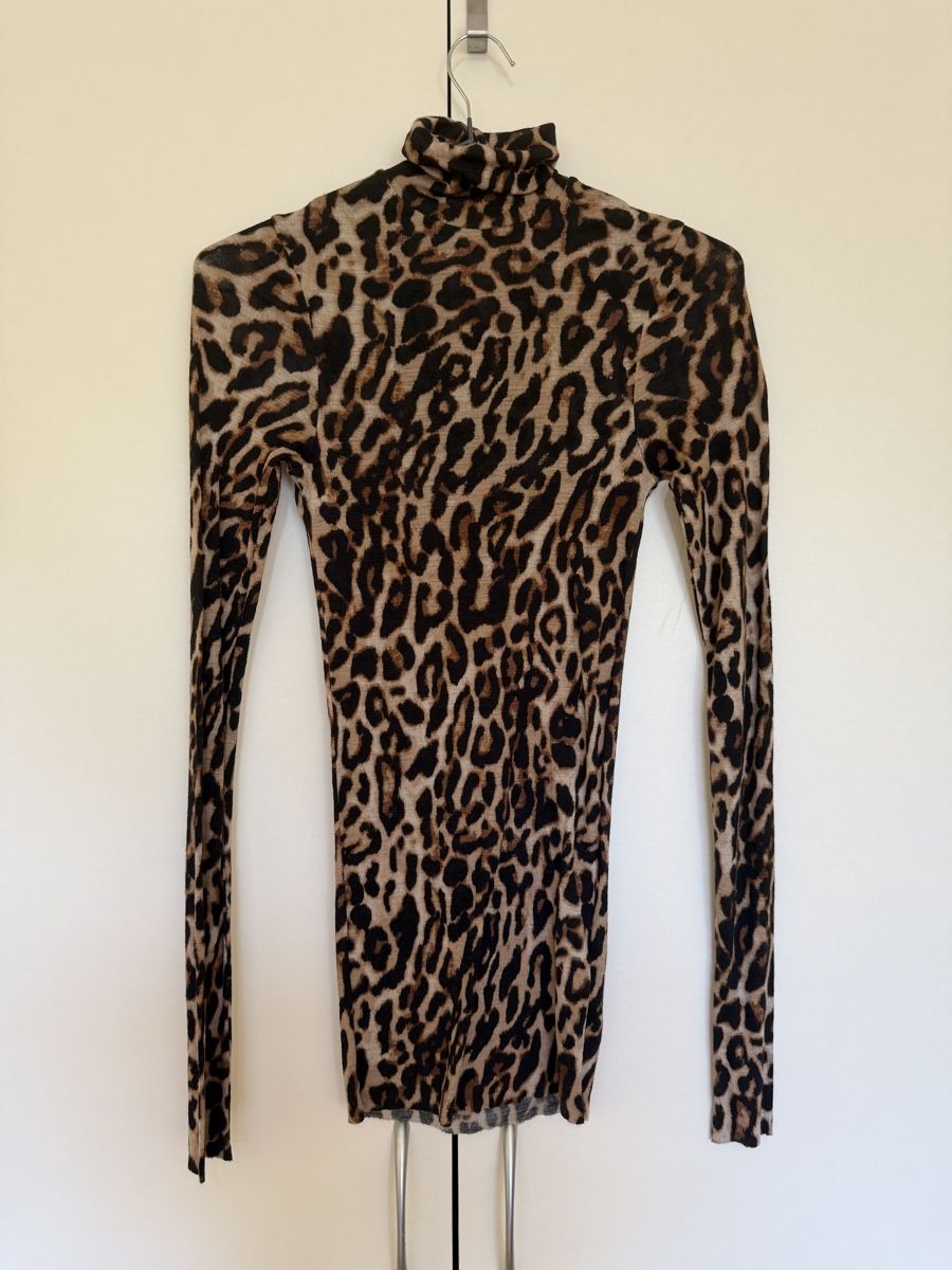Cos Tops: COS Turtle Neck Top Leopard Print Size S – Neuf (Voir description) à Puplinge par yav_9r9f