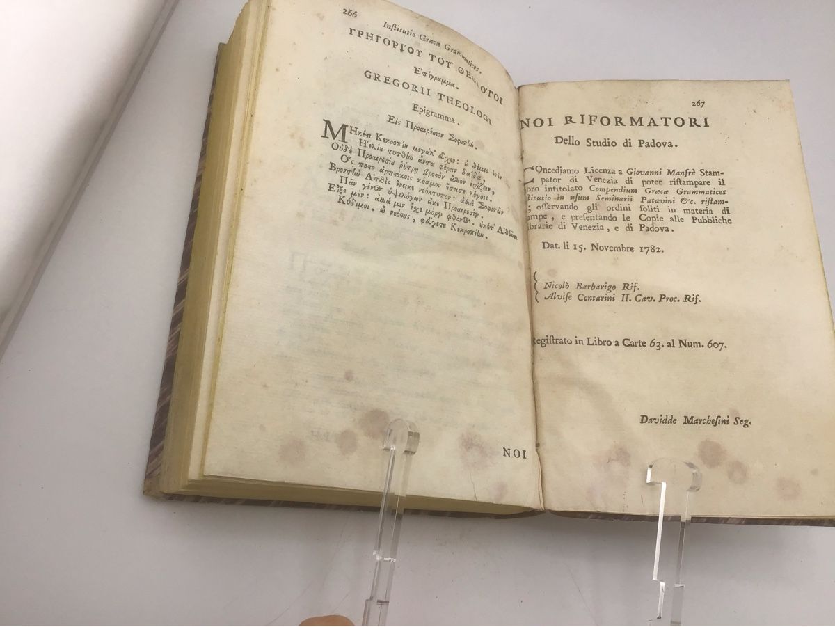 Bücher: Compendiaria Græcæ Grammatics institutio, 1783 – Gebraucht aus Nods von loredana18 5