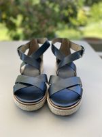 Michael Kors Espadrille-Sandale aus Leder mit Plateau