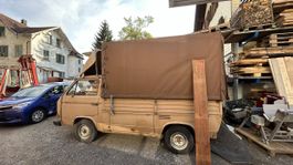 Seltener Vw t3 Plachen Aufbau mit Dachspoiler