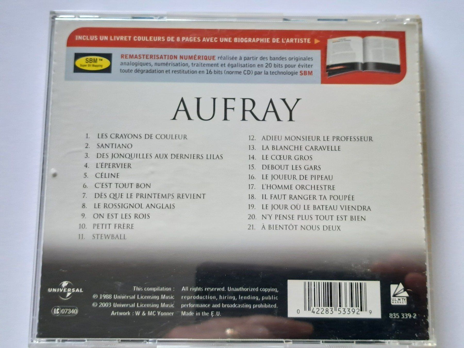 CD: Cd Aufray - Master Série  – Usato da Pully venduto da bro_n52j 1