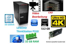 Lenovo P310 PC 32GB 512GB SSD 2TB HD CAD