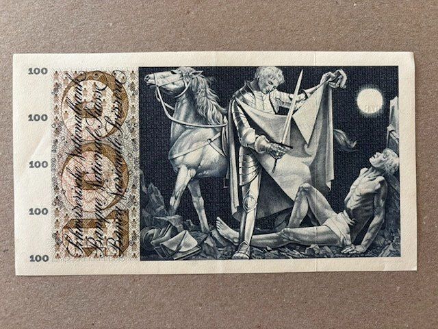 Banconote: 100-Franken-Note von 1965 – Usato da Zürich venduto da Lenine 1