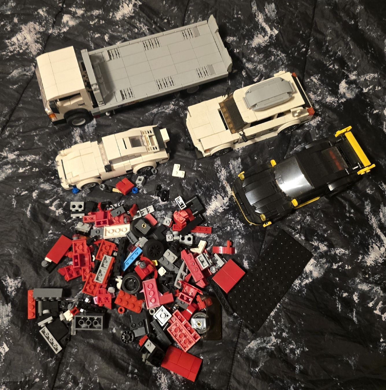 Kit di costruzioni: Klemmbaustein Autos + div. Teile – Usato da Wangs venduto da Restposten.Garage 6