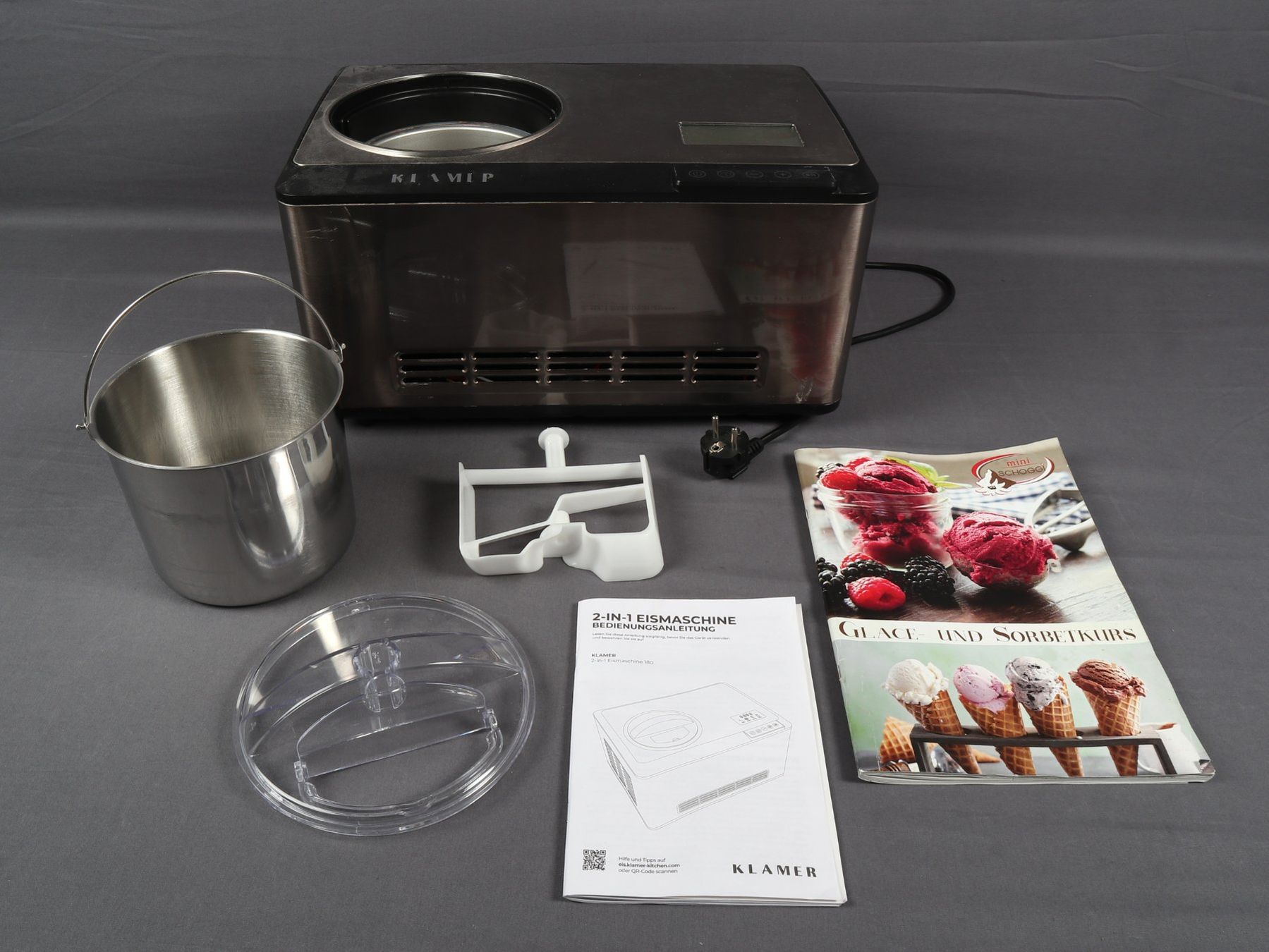 Appareils de cuisine: KLAMER 2 IN 1 Eismaschine – D'occasion à Steinen par Restwert_Steinen