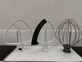 KitchenAid Zubehör-Set – Flachrührer, Flexirührer & Schneebe