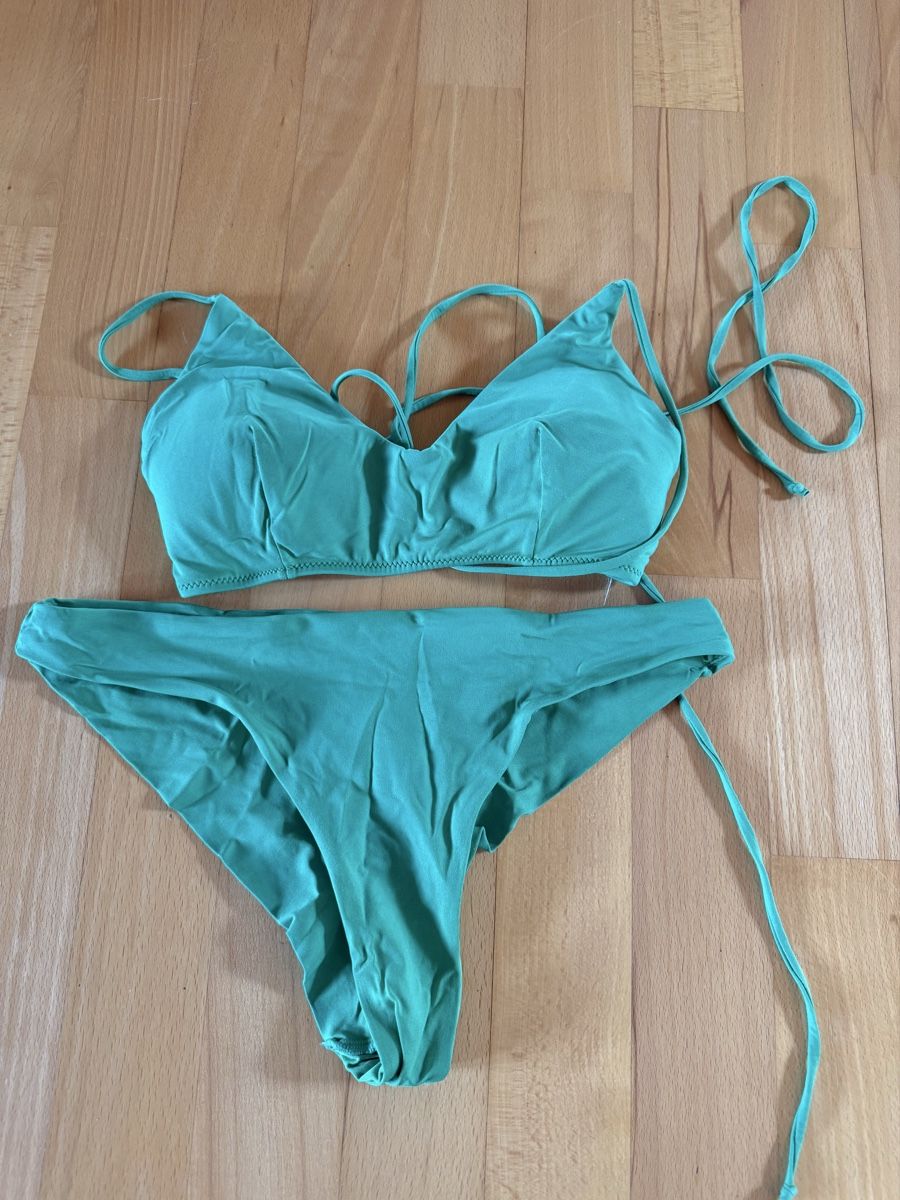 H&M Costumi da bagno & Bikini: Bikini vert H&M – Usato da Fontainemelon venduto da erin.blm