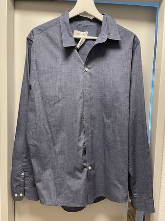 Pier One Herren Hemd Blau (Gr. L)  Gratis Versand