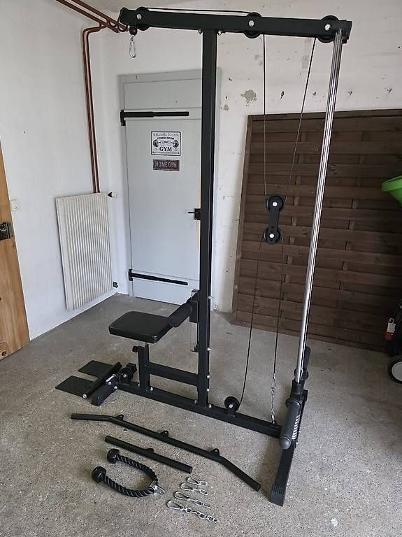 Hometrainer: Latzug plus 3 griffe & 50 mm adapter – Usato da Schaffhausen venduto da moruk1980