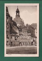 DRESDEN - Salzgasse und Kuppel der Frauenkirche