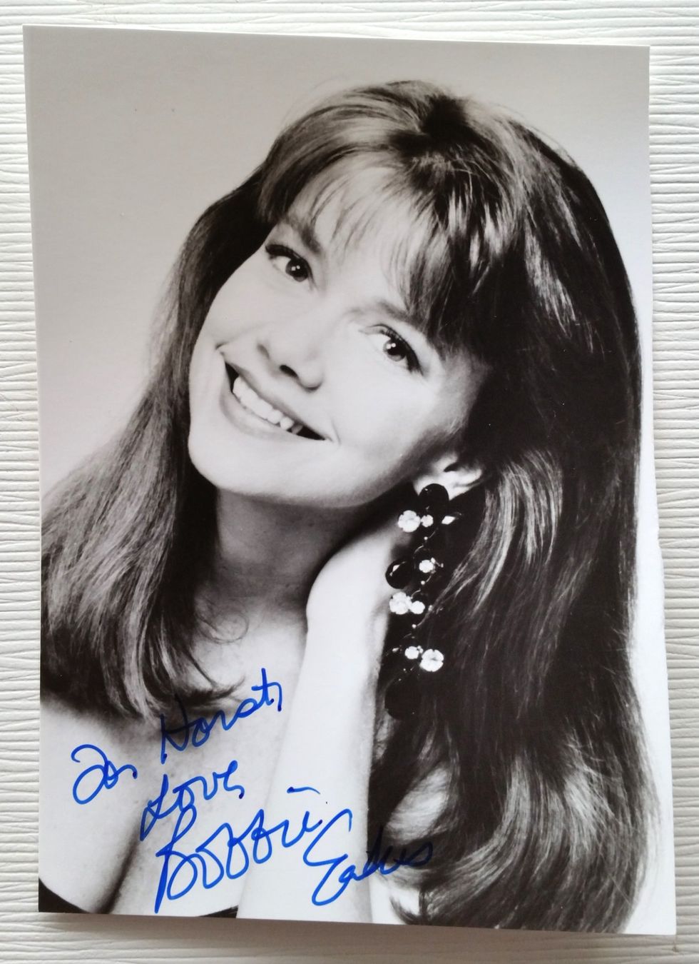 Autografi: Bobbie Eakes, signiertes Original-Autogramm, um 1995 – Usato da Oberriet SG venduto da ganesh435