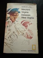 National Geographic Karte USA Mid-Atlantic Staaten, top!