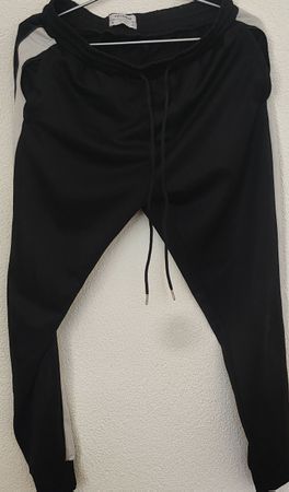 Trainingshose Pull&Bear schwarz weiss Grösse M gebraucht