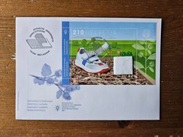 FDC Sonderblock Klettverschluss, Voll-ET