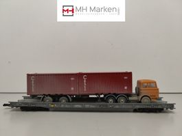 Fleischmann 5270 HUPAC Güterwagen Beladen DC H0 ohne OVP