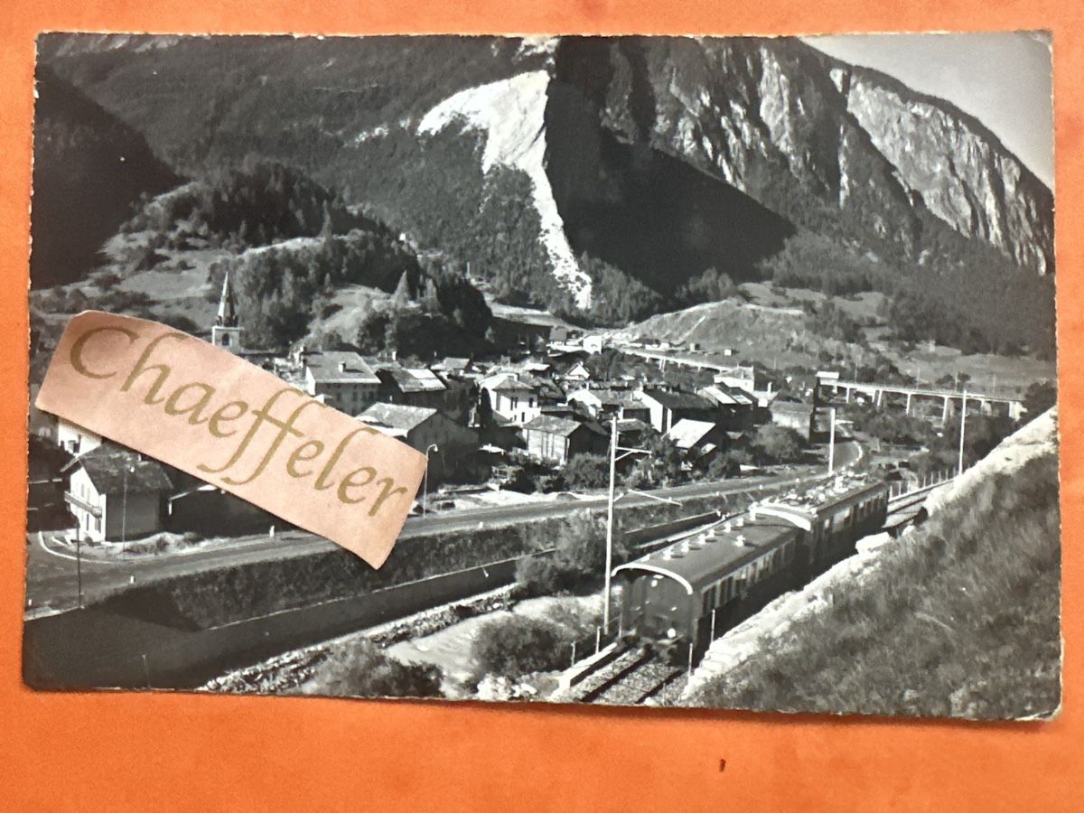 Ansichtskarten: 18741 Seebarscher, Valais – Gebraucht aus Zürich von Chaeffeler