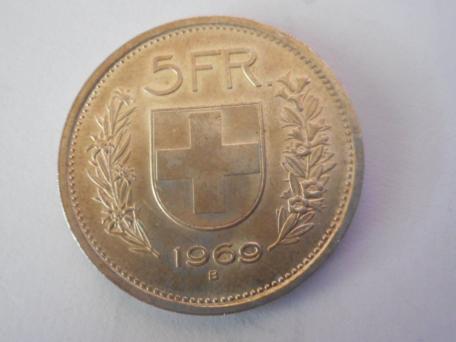 Alle Münzen: 5 Fr. 1969 silber – Gebraucht aus Kriegstetten von pizlad2010 1