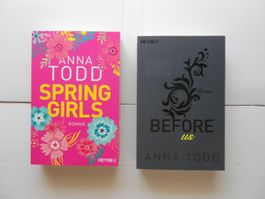 2 Romane von Anna Todd (Spring Girl, Before Us)