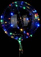 5 Stück Latexballon mit LED-Modul