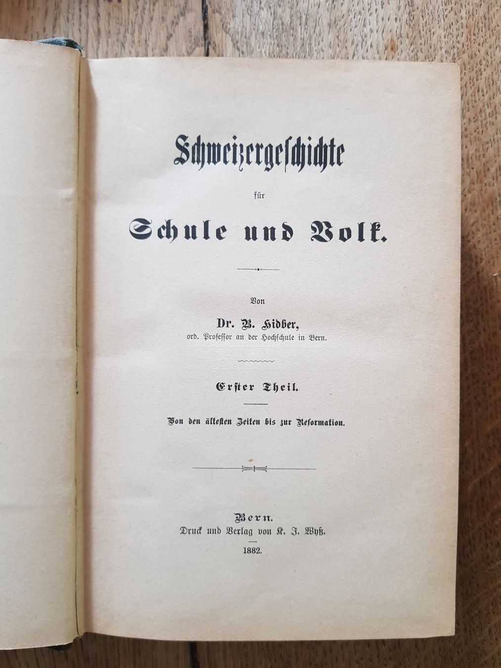 Bücher: Schweizer Geschichte von 1882 – Gebraucht aus Roches BE von Fanato7 2