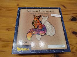 Philos Holzpuzzle Fuchs 143 Teile Artefakt neu