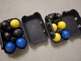 NINO Percussion Schütteleier – 12 Egg Shaker, 3 Farben 