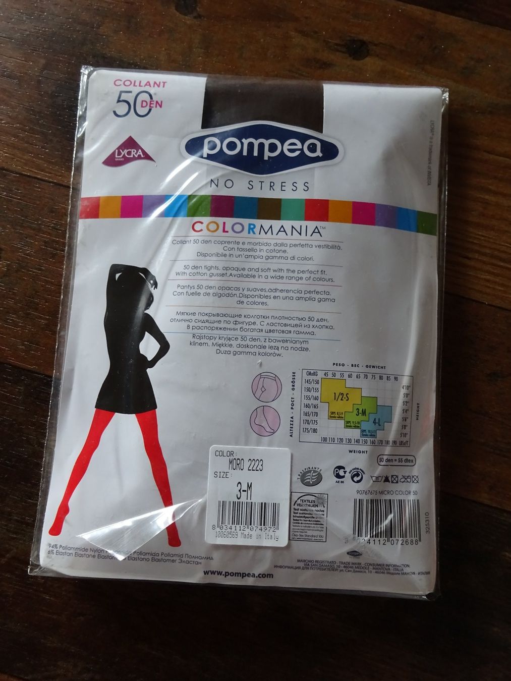 Collants: Strumpfhose-Colormania/Pompea – Neuf avec emballage d'origine à Rothrist par Mistery1 1