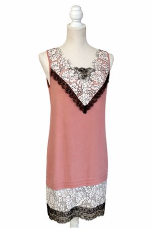 Marc Jacobs Vintage Kleid- Grösse S- Altrosa mit Spitze!
