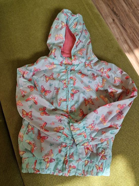 Mädchen Halloween Strickjacke - 3D Kürbis Design Gr. 98 Winterjacke