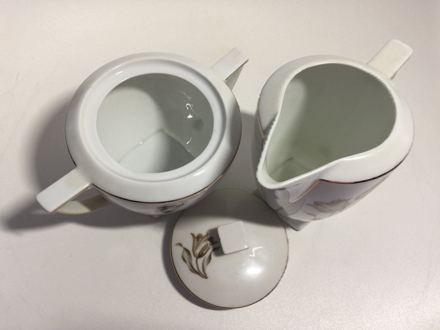 Zuckerdosen: Sucrier+pot à lait EPIAG CZECHOSLOVAKIA – Gebraucht aus Cossonay-ville von Super-Price-Quality 7