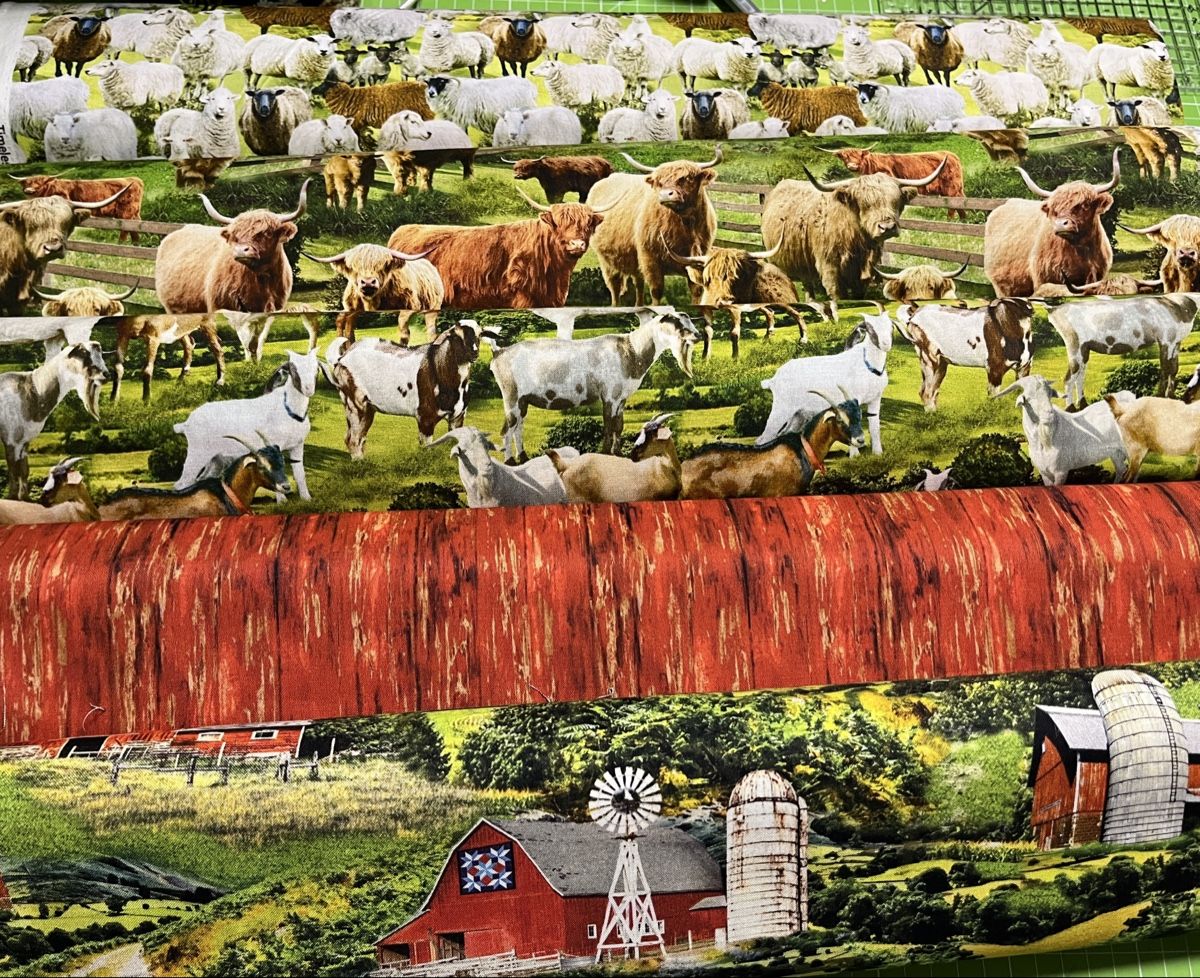 Stoffe: Patchworkstoff BW, Holz/Holzwand – Neu (gemäss Beschreibung) aus Seuzach von KreativmitStoff 2
