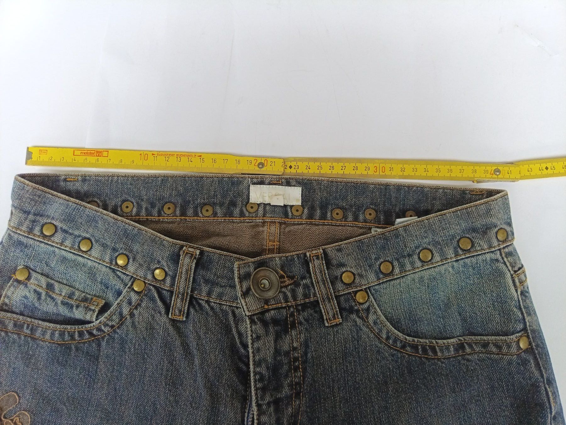 Jeans: Coole Jeans mit Blumenmuster – Nuovo e nell'imballaggio originale da Wängi venduto da Ladys_First 6