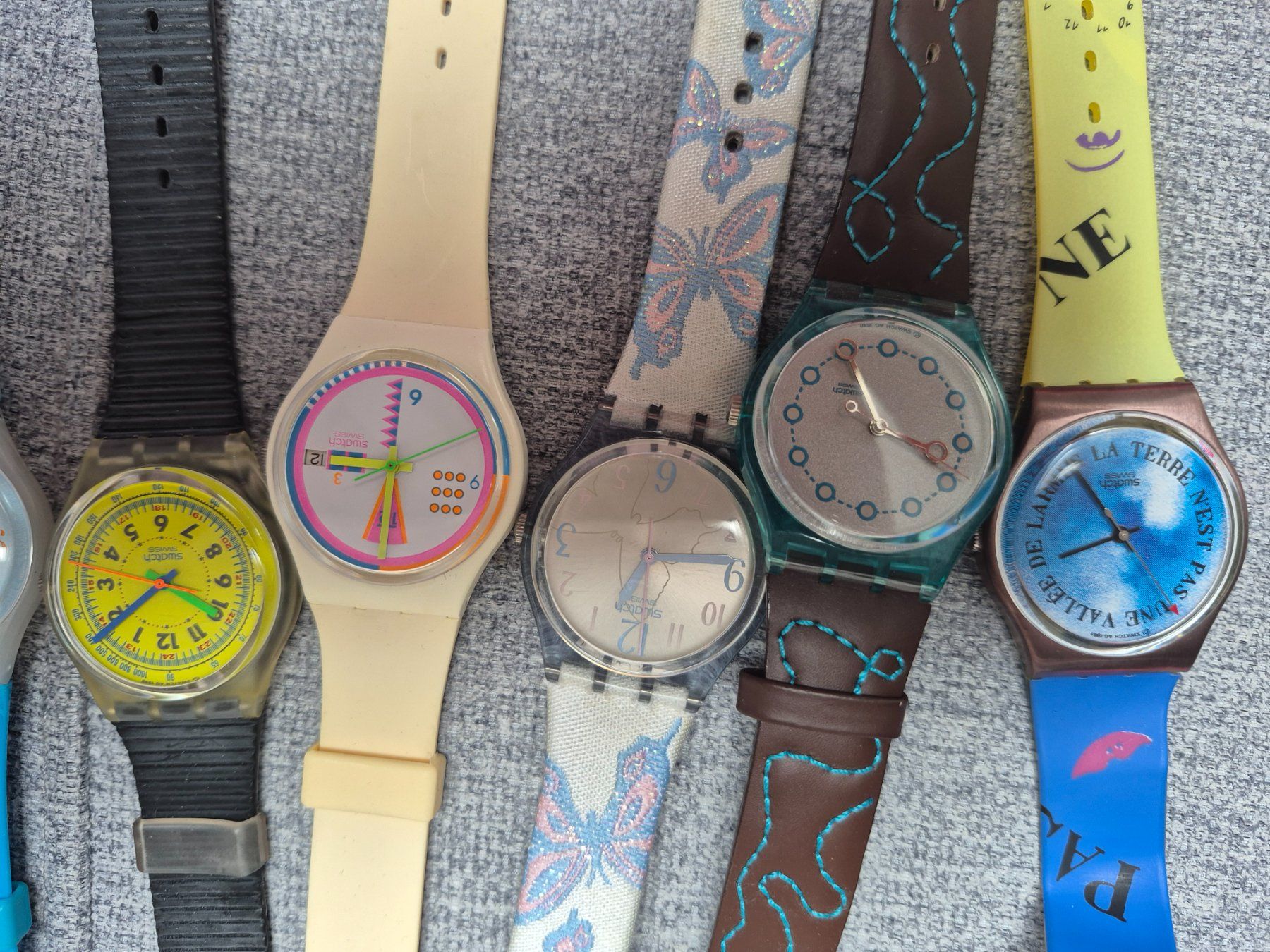 Swatch Orologi: Set 8 Swatch Uhren Set vintage – Usato da Aesch BL venduto da Moni1211 7