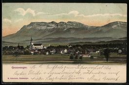 Grosswangen, Gesamtansicht mit Bergpanor
