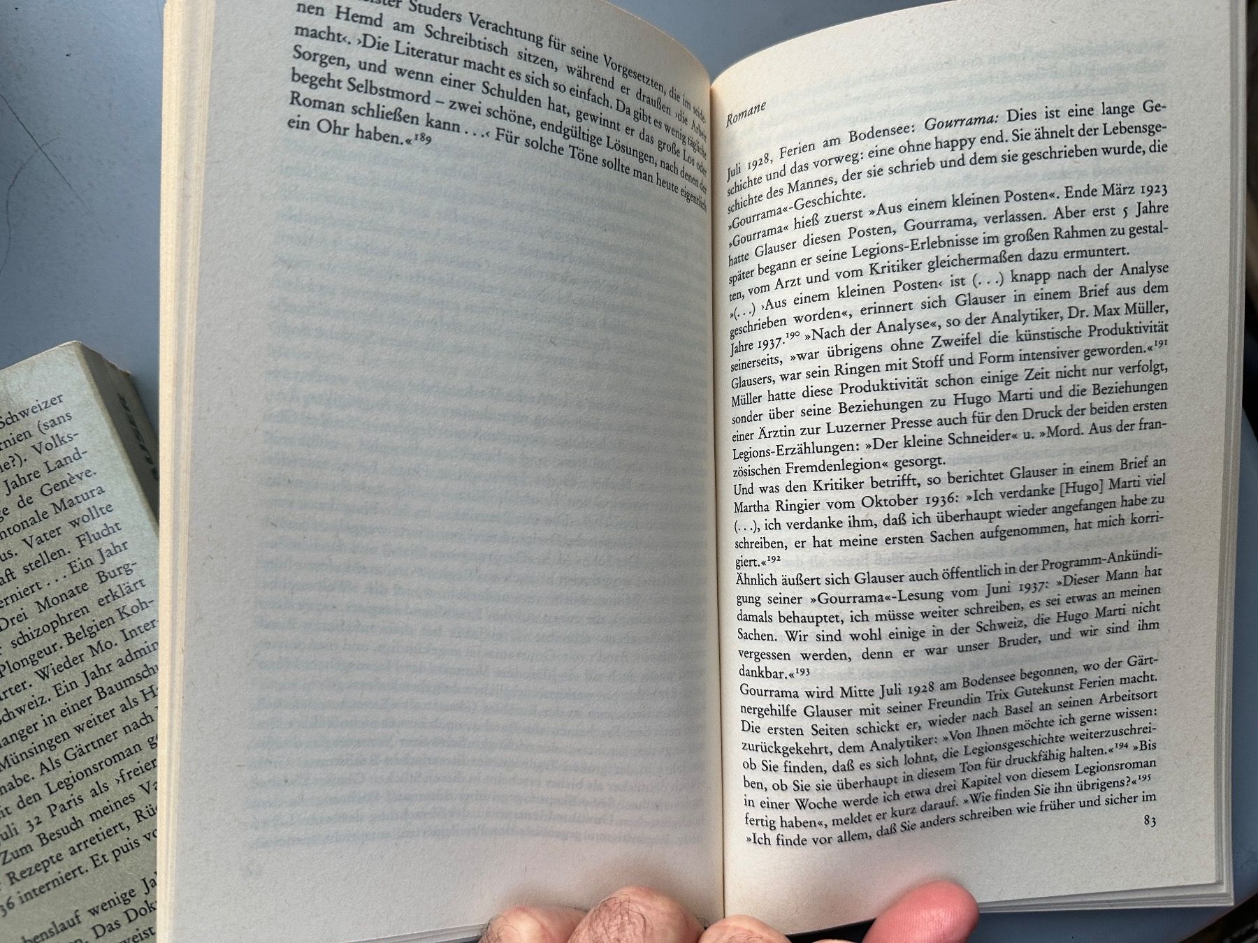 Libri: Gerhard Saner: Friedrich Glauser. Eine Biographie. – Usato da Zürich venduto da allp 9