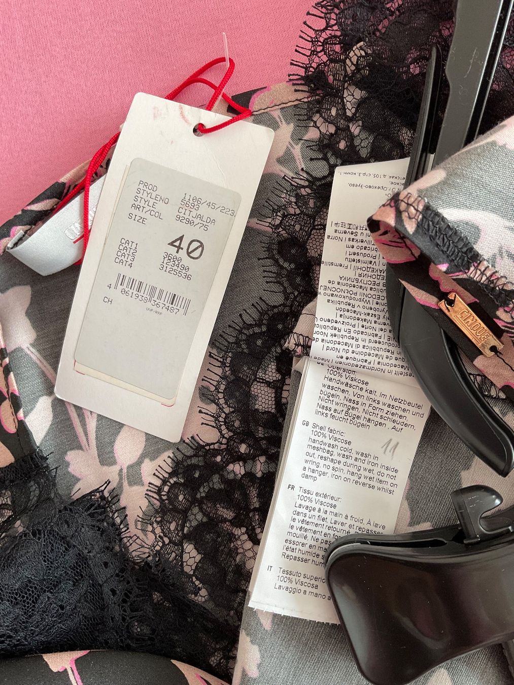 Cinque Blusen: CINQUE Bluse Top Gr 40 mit Spitze NEU NP 160 – Neu und originalverpackt aus Urdorf von alda02 7
