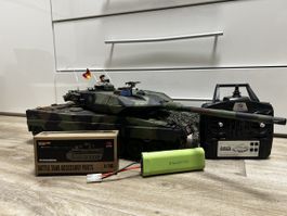 Heng Long Leopard 2A6 1:16 V7.0 – Metallausbau / Rohrrückzug