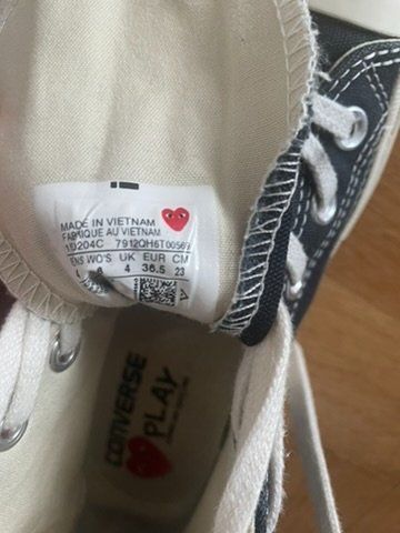 Scarpe da uomo: Converse Chucks x Comme des garcons Original – Usato da Bern venduto da sim_g75j 1